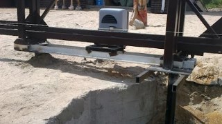 Купить сваи для ворот в Кызыл. Заказать ворота на сваях под ключ от 22227 руб